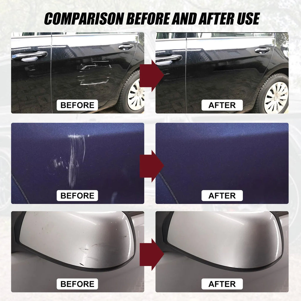 60ml car scratch repair wax set with application cloth for paint surface maintenance