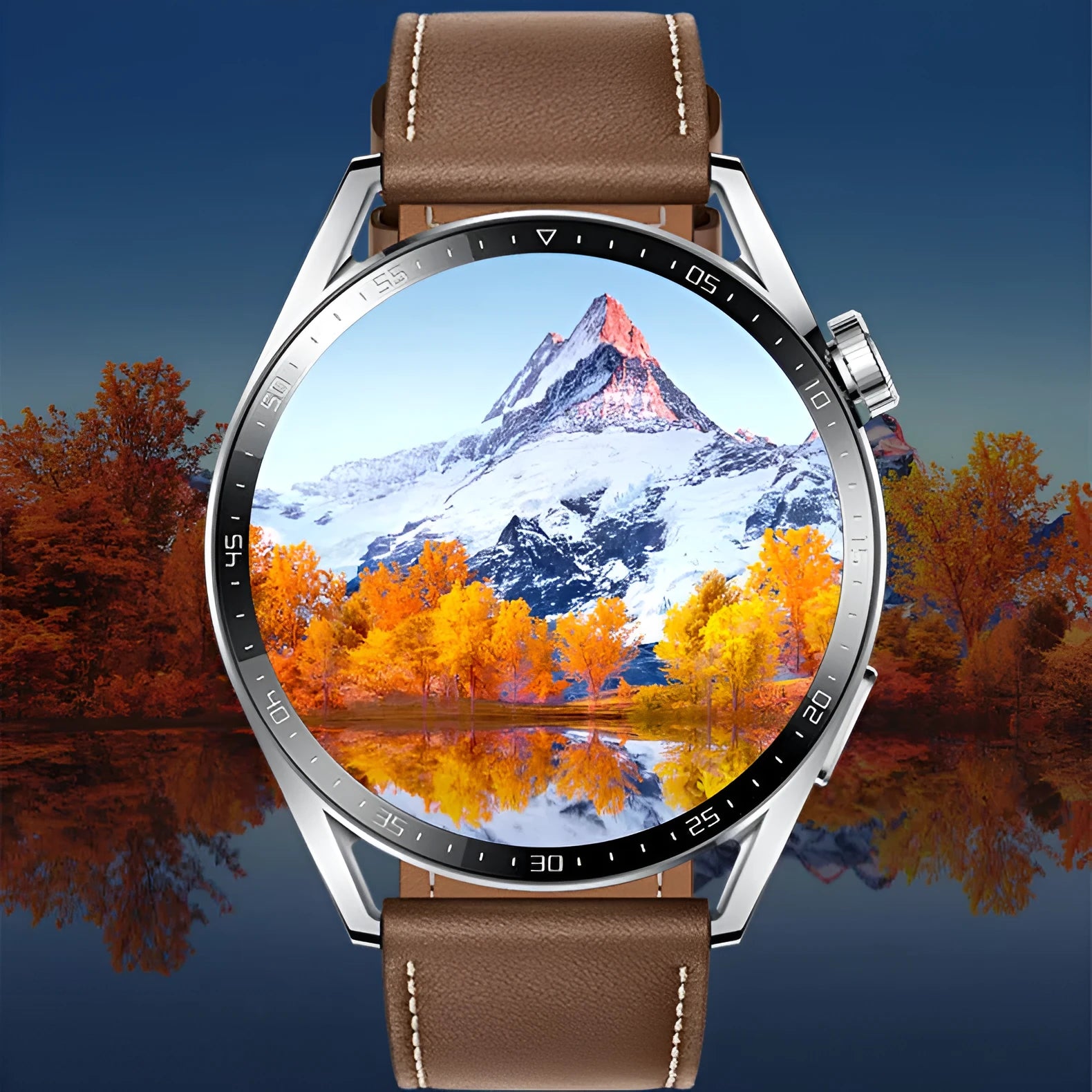 Black GS3 Max smartwatch with silicone strap on a wrist, showing a home screen with health stats.