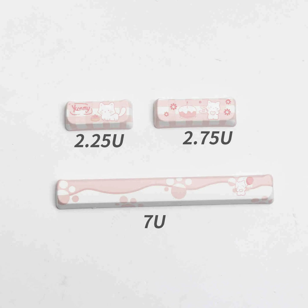 Full set of PBT sublimation key caps for mechanical keyboards with over 98 individual keys