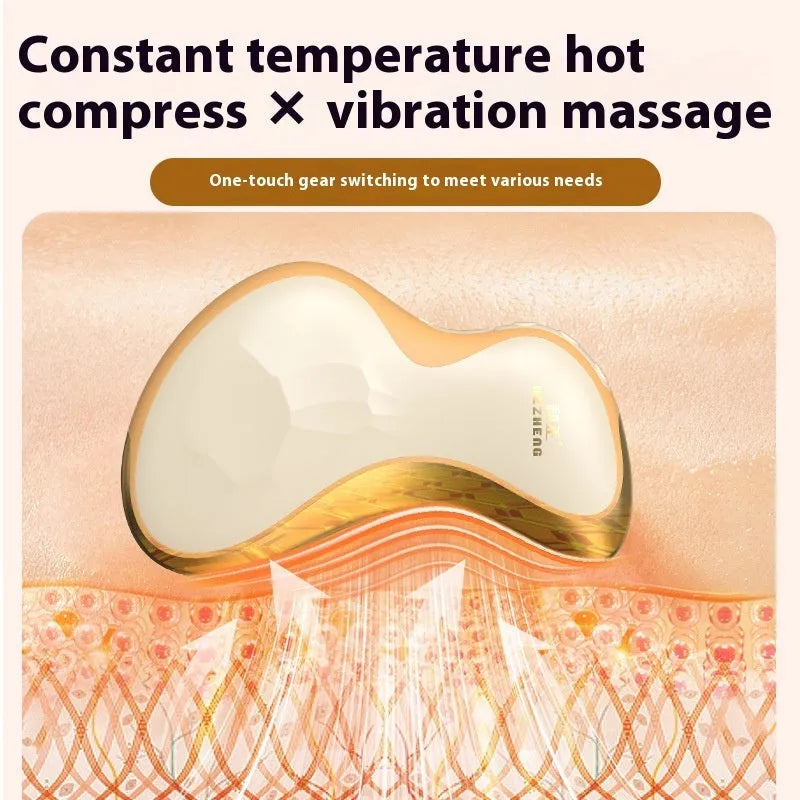 Electric scraping plate massage tool with USB charging port