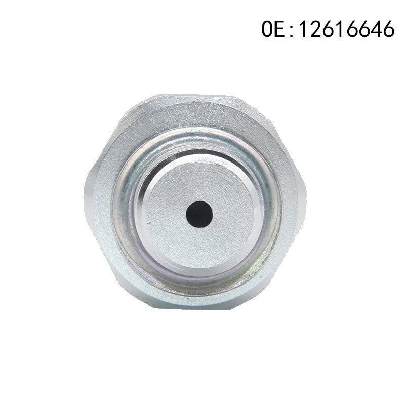 Silver metal fuel pressure sensor for GM vehicles with part numbers 12616646, 12677836, D1846A