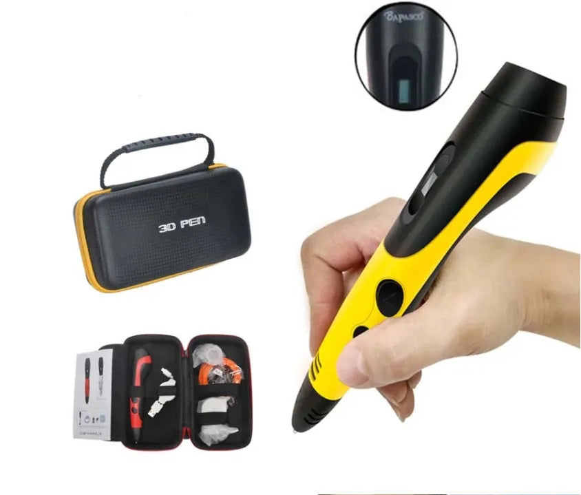 Plastic 3D printing pen with USB cable set for PLA and ABS filament