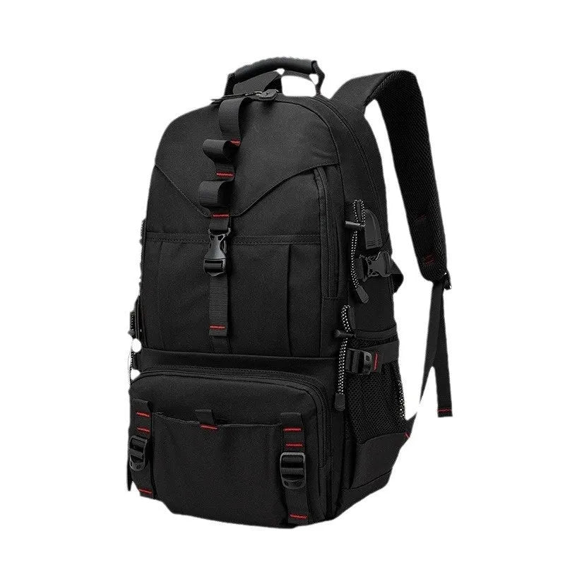 Men's waterproof Oxford cloth hiking backpack in multiple colour options with 56-75 litre capacity