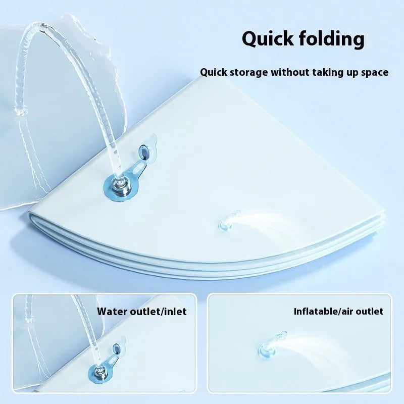PVC inflatable pet cooling water bed mattress in dolphin and shark designs