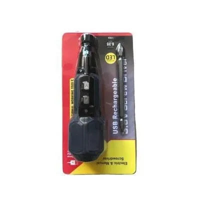Straight handle electric screwdriver with alloy steel construction and 36V lithium battery