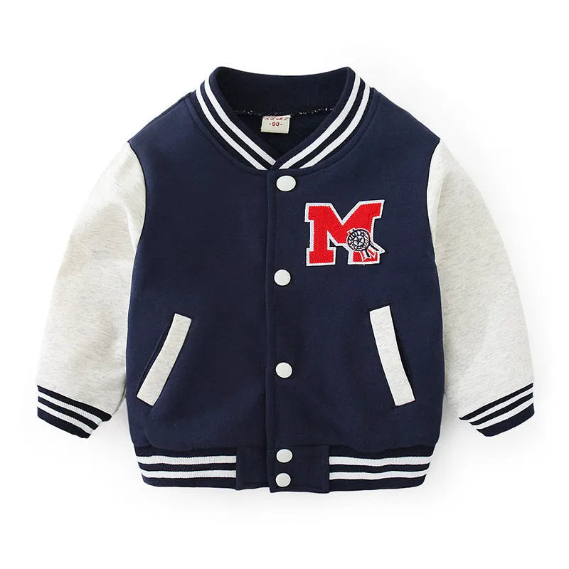 Children's cotton cardigan jacket set with embroidery in two colour options