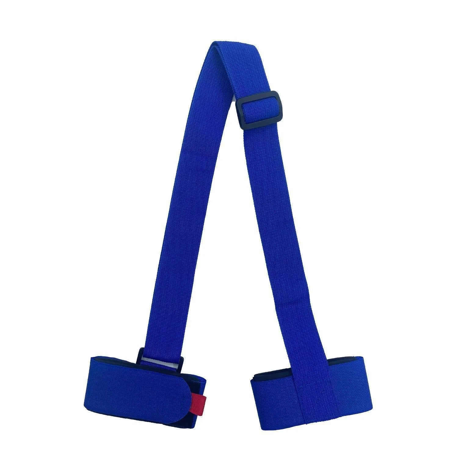 Adjustable hook and loop shoulder strap for portable ski sled transport in multiple colours