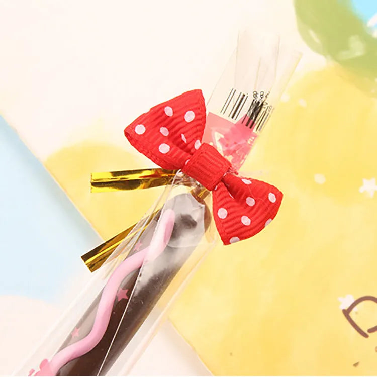 Plastic realistic biscuit chocolate bar design erasable gel pen with black ink 0.38mm fine tip