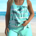 Women's one-piece swimsuit in plus sizes with split-side high-leg briefs design