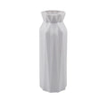 PE plastic melamine vase with 7.2 cm base in green, grey, pink, or white colours