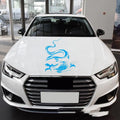 Dragon design car body sticker for front end modification measuring 50x36cm