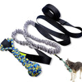 Cotton thread dog tug of war rope toy with four design variations for bite play
