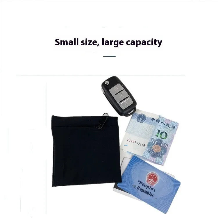 Waterproof PVC wrist bag armband sleeve for mobile phones, measuring 10 by 10.5 cm.