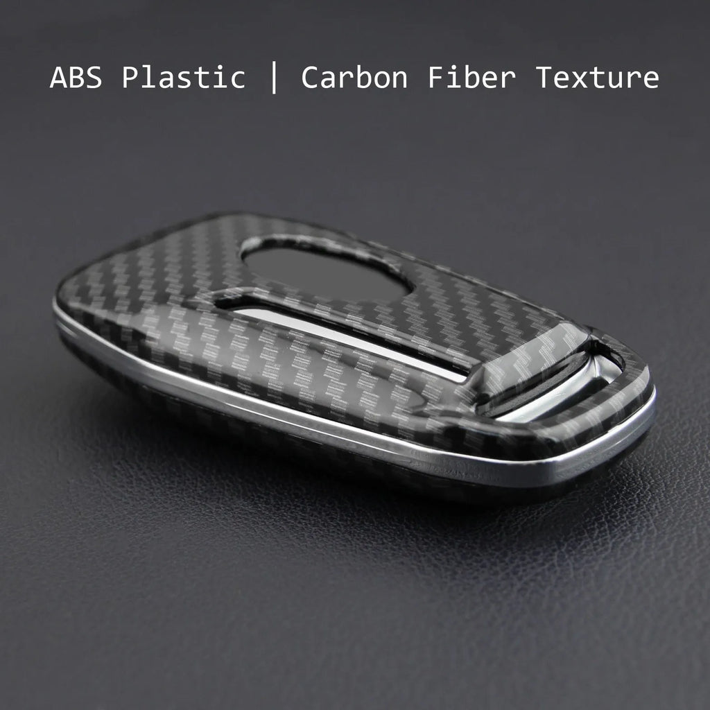Plastic car key remote protective shell shown in single shell and buckle style options