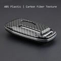 Plastic car key remote protective shell shown in single shell and buckle style options