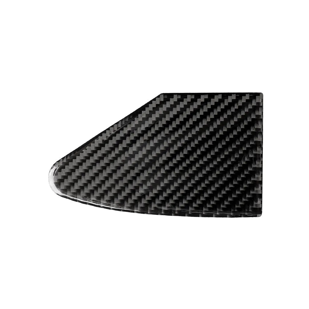 Carbon fibre decorative sticker for USB charging port panel with 3M adhesive backing