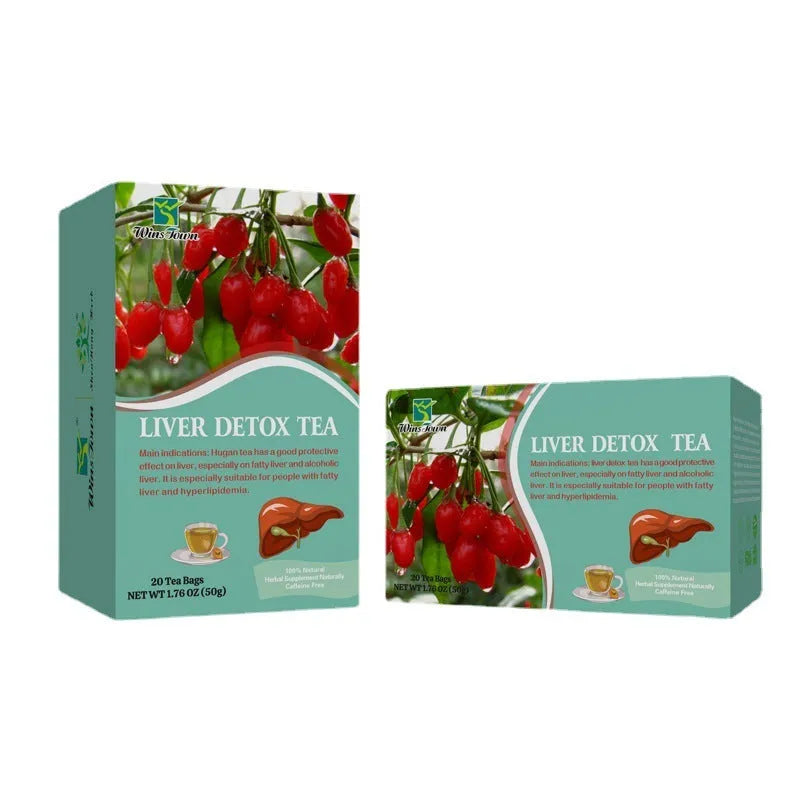 Boxed herbal substitutional tea with medicine food homology ingredients and 50g net content