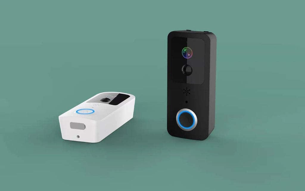 Smart home waterproof visual doorbell with HD camera and remote APP controls