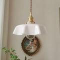 Medieval brass flower bud design glass chandelier with adjustable height