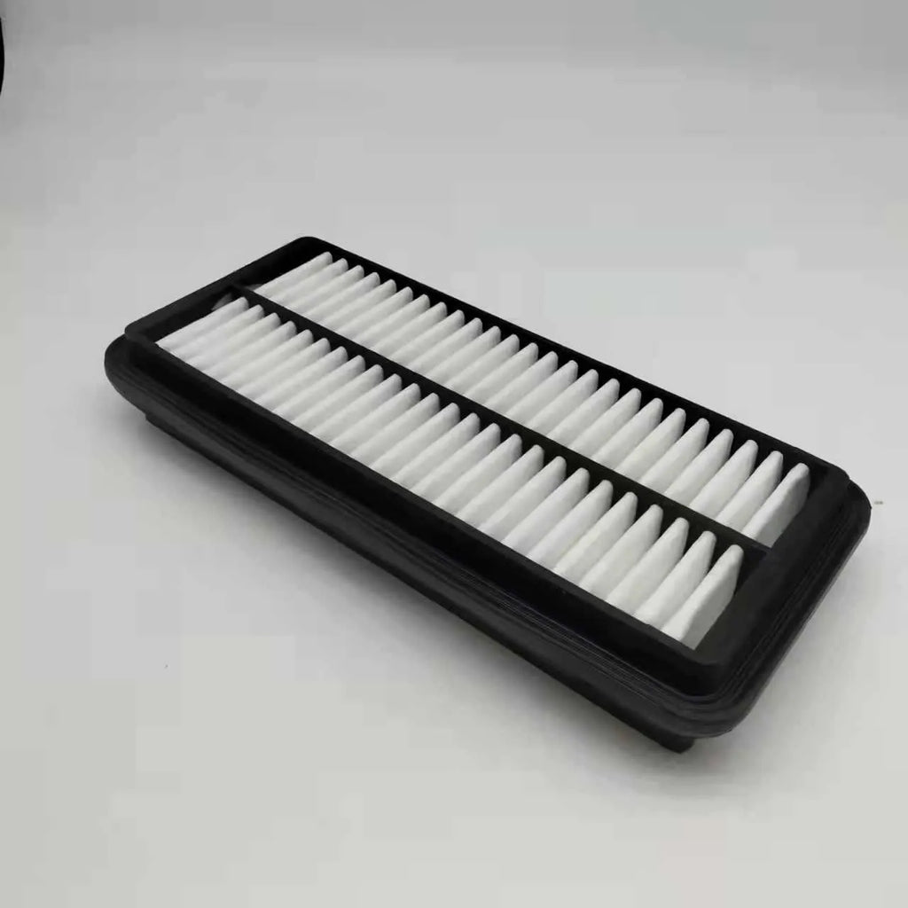 Black car air filter for Modern vehicles with dimensions 256*113*40 mm