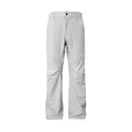 3D cut straight leg trousers with elastic waistband in five colour options showing contemporary deconstructed design