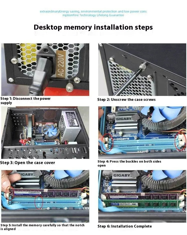 Desktop DDR3 4GB 1600MHz memory module for AMD compatible systems