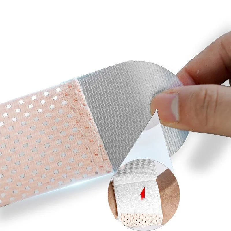 A black elastic breathable wrist guard for athletic wrist support.