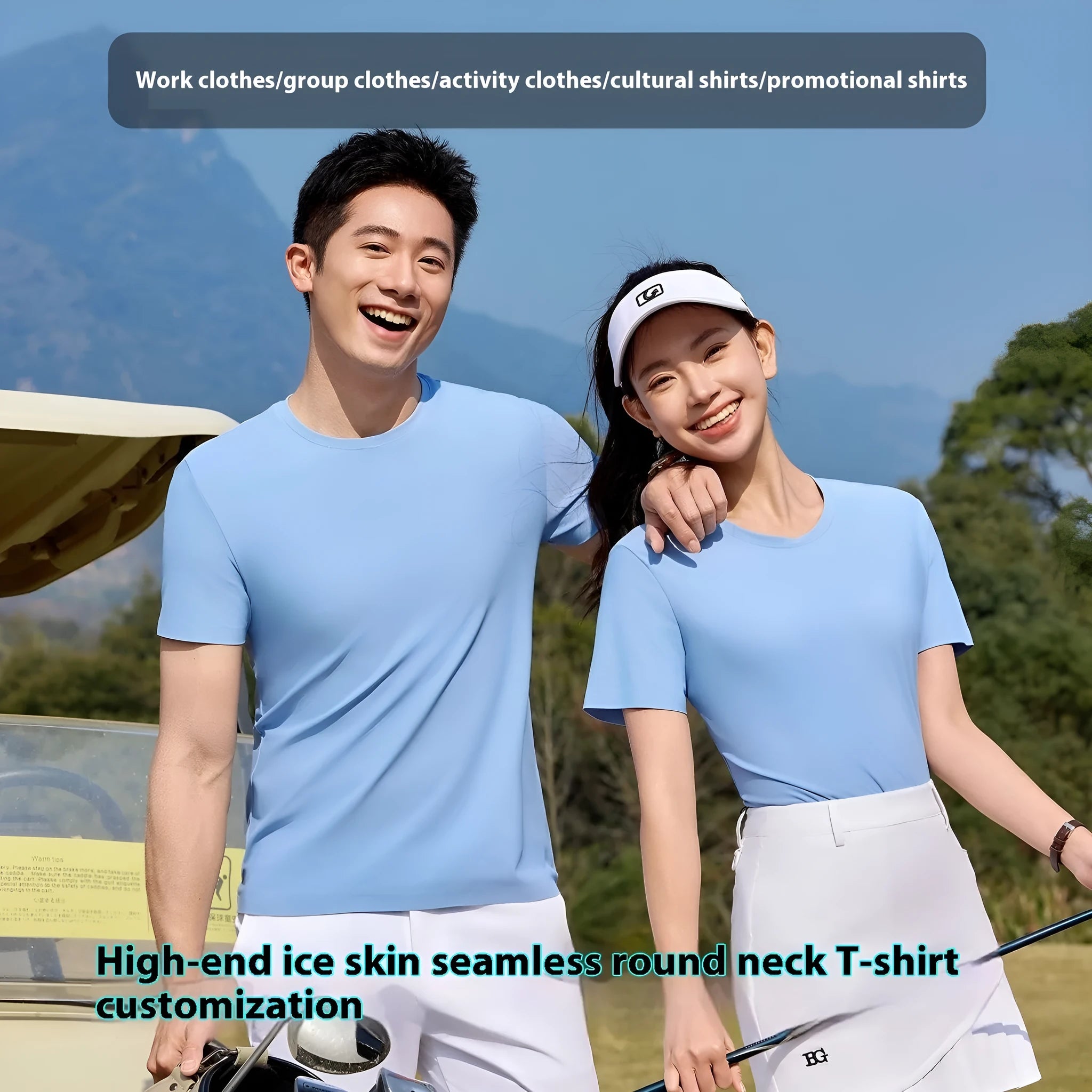 High-end round neck short sleeve fitness sportswear in slim fit nylon spandex pullover style