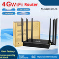 ED128 industrial iron box 4G router with optional dual antennas