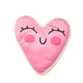 Plush dog dental toy with vocalisation feature in bone powder colour