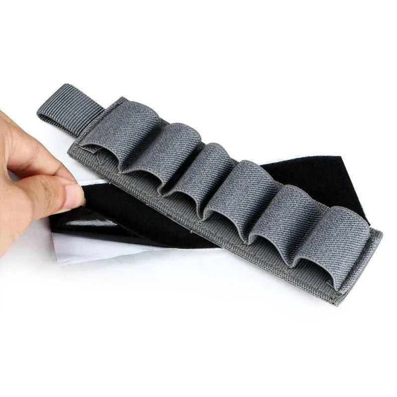 Tactical 6-hole storage bag in 1000D nylon measuring 5 by 16.5 centimetres