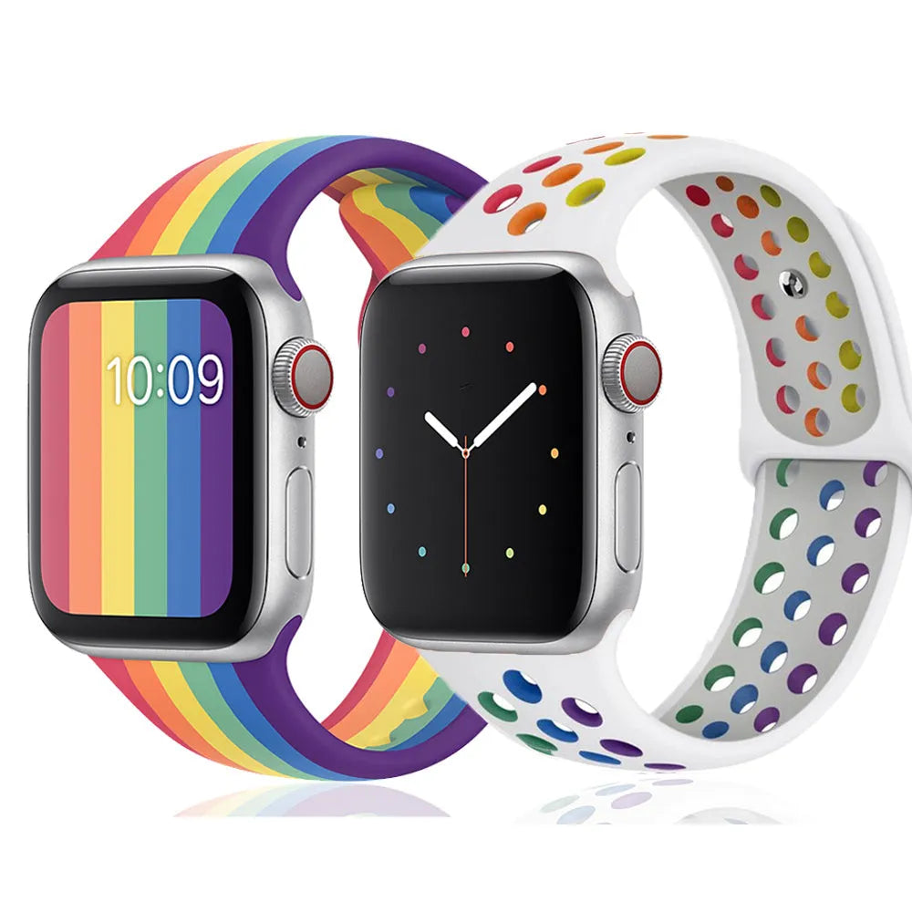 Silicone sports wristband with adjustable buckle closure in multiple colour options