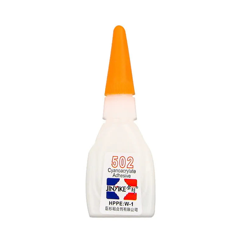 Shoe repair adhesive tube in 3g and 8g sizes for fixing leather, rubber and synthetic footwear