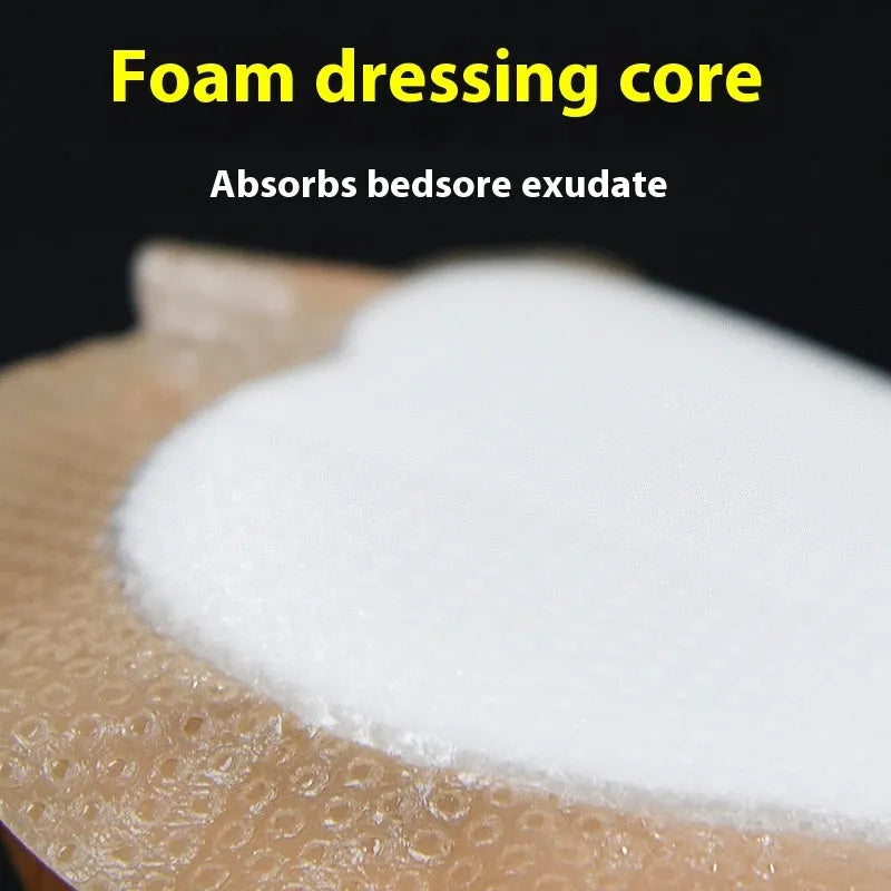 Large skin colour silicone gel foam bedsore dressing for pressure ulcer prevention