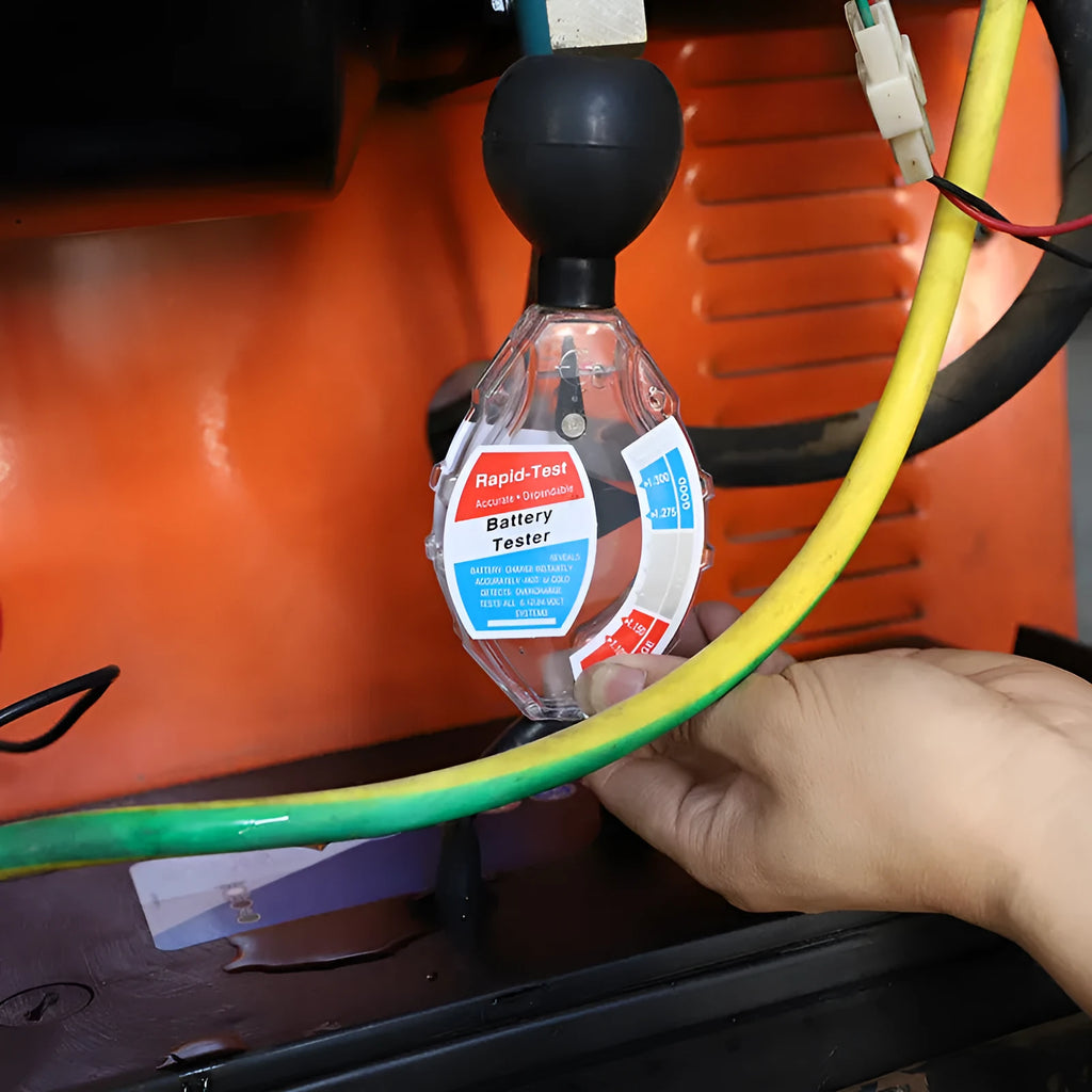 ABS plastic battery electrolyte hydrometer with suction mechanism for testing specific gravity