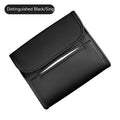 Leather car tissue box with elastic band for vehicle mounting in various colour options