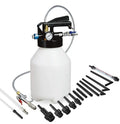 Pneumatic automatic transmission oil changer with 10L or 6L tank and 220W power unit for garage fluid exchange.