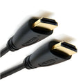 Gold plated HDMI cable with male connectors at both ends in multiple length options
