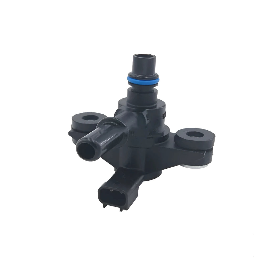 Black ABS turbo boost solenoid valve for Ford, part number AU5A-9G866-AB, shown against a white background.