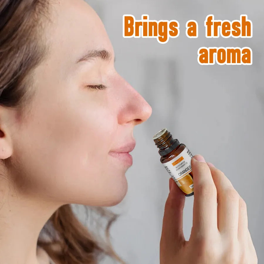 10ml lavender perfume oil in glass bottle with brush top applicator