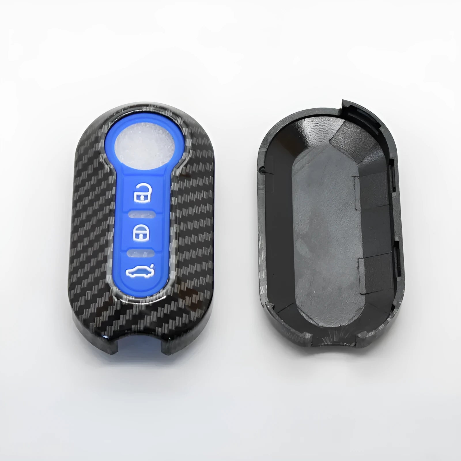 Black ABS plastic key shell case for Fiat 500 Boyue Ottimo Viaggio remote key
