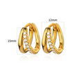 Women's irregular geometric butterfly copper earrings with heart and star shapes