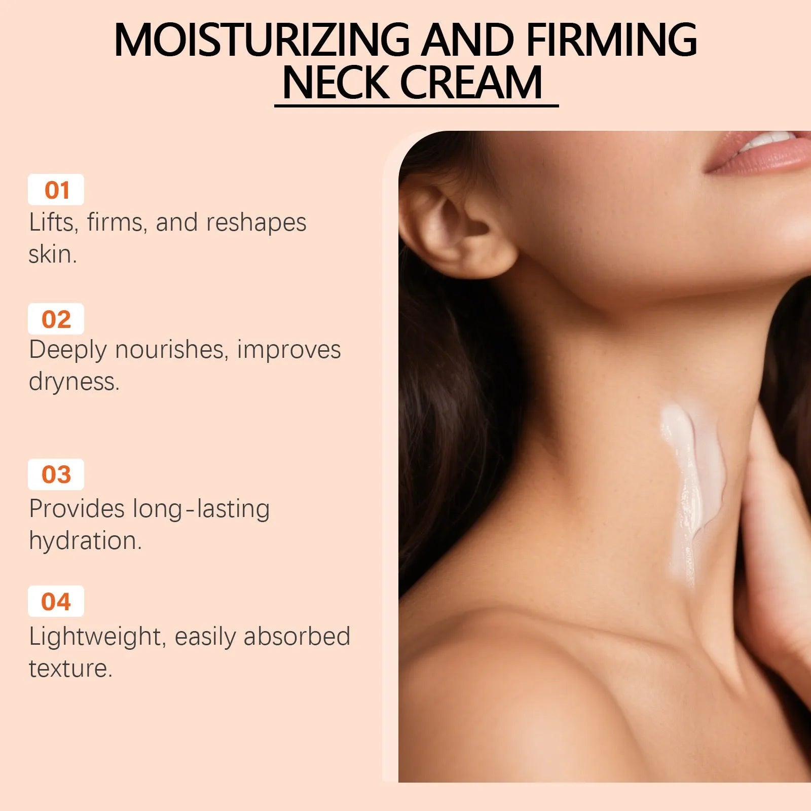 Daily Neck Contour Moisturising Care Cream 50g in compact packaging