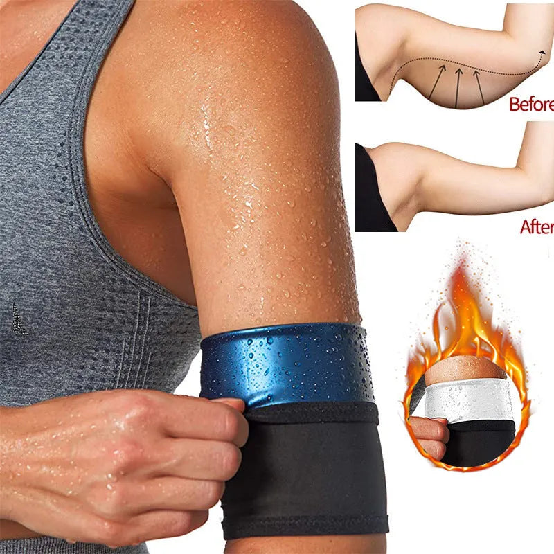 Arm band sports sweatband hand guard showing multiple colour and size options
