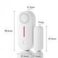 WiFi door magnetic sensor alarm unit with magnetic contact components for smart home security
