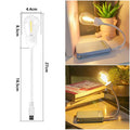 USB rechargeable folding tungsten night light showing compact portable design