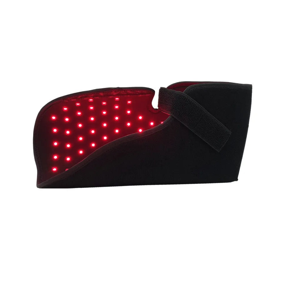Red light physiotherapy shoes simple slippers in black colour for home use