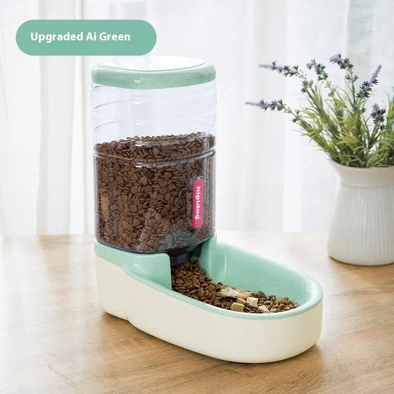Second generation 3.8L automatic pet water fountain feeder in blue, green, grey or pink colours