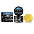 Leather Cleaning Cream 100g with Beeswax Lanolin and Coconut Oil Includes Applicator Sponge for Leather Care and Conditioning Maintaining Leather Goods Softness and Suppleness