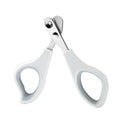 Pet nail clippers for cats with anti-bleeding round mouth design and ABS handle